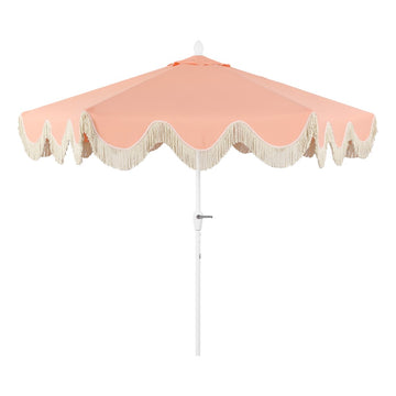Collins 9 ft. Classic Cottage Tassel Market Patio Umbrella